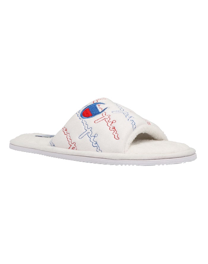 Champion Hotel Slippers - Naisten Valkoinen Tossut - Suomi 7409283-GP